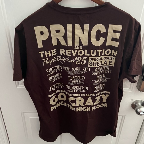 Hudson Outerwear Band Tee Prince Purple Rain Tour Short Sleeve Tshirt - Picture 5 of 5